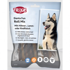 Ласощі Trixie Denta Fun Chewing Rolls Mix для собак Паличка для чищення зубів асорті 10 см 250 г