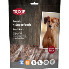 Ласощі Trixie Premio 4 Meat Superfoods для собак з куркою качкою яловичиною та бараниною 4х100 г