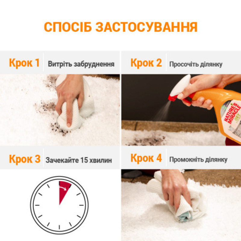 Спрей 8in1 NM Dog Orange Oxy Spray для собак, усунення плям і запахів, 709 мл