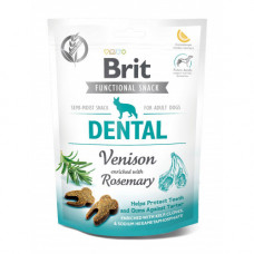 Ласощі Brit Care Functional Snack Dental для собак для захисту зубів та ясен з олениною та розмарином 150 г