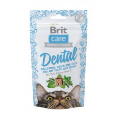 Ласощі Brit Care Functional Snack Dental д/котів для здоров я зубів та ясен з індичкою 50 г