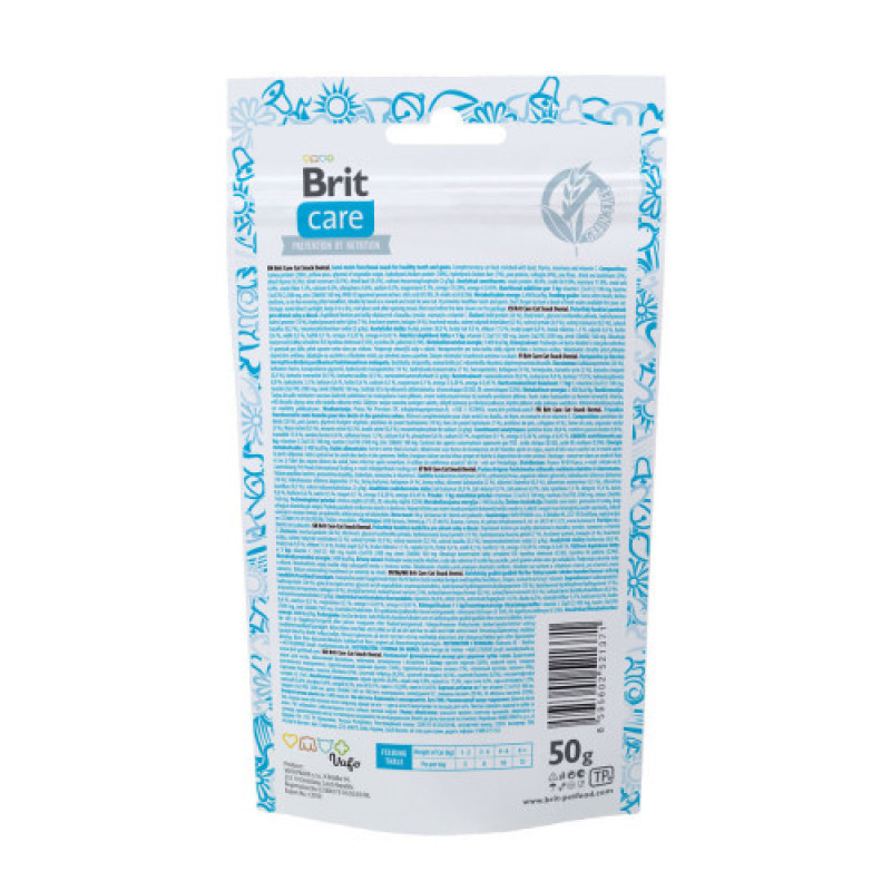 Ласощі Brit Care Functional Snack Dental д/котів для здоров я зубів та ясен з індичкою 50 г