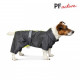 Дощовик Pet Fashion «Rain» для такс, розмір XS, сірий