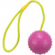 Іграшка Trixie для собак М_яч на мотузці з ручкою апортовий гума 7 см/30 см