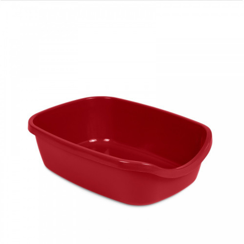 Туалет Природа Comfort M для котів бордо 41х30х13,5 см