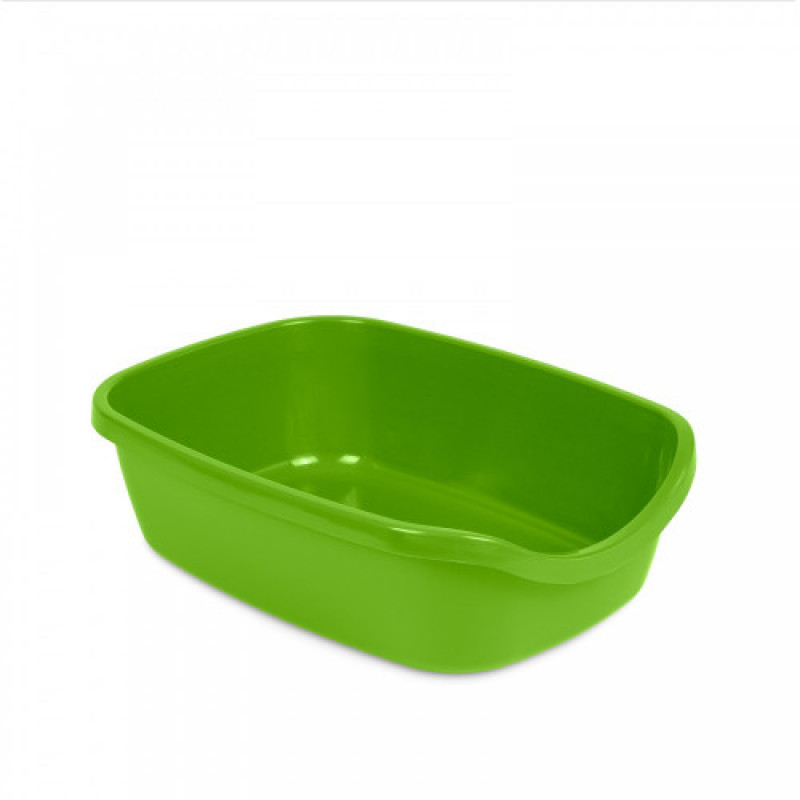 Туалет Природа Comfort M для котів лайм 41х30х13,5 см