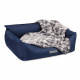 Лежак Pet Fashion «Prime» для собак, 66x52x24 см, синій