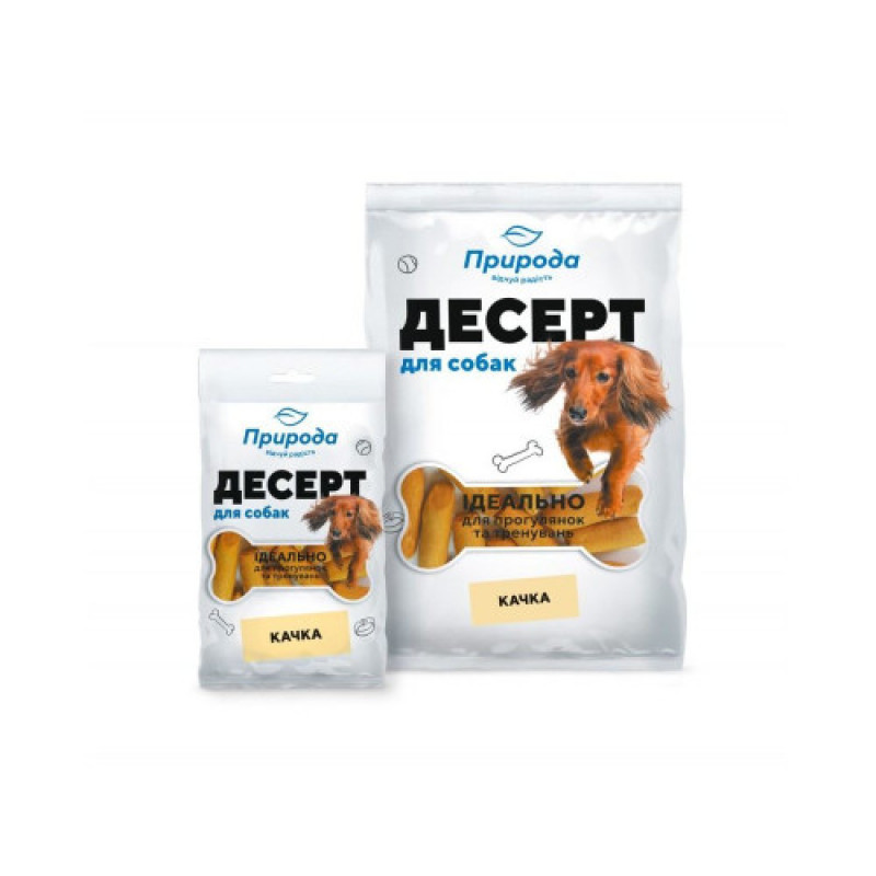 Ласощі Природа Десерт для собак качка 550 г