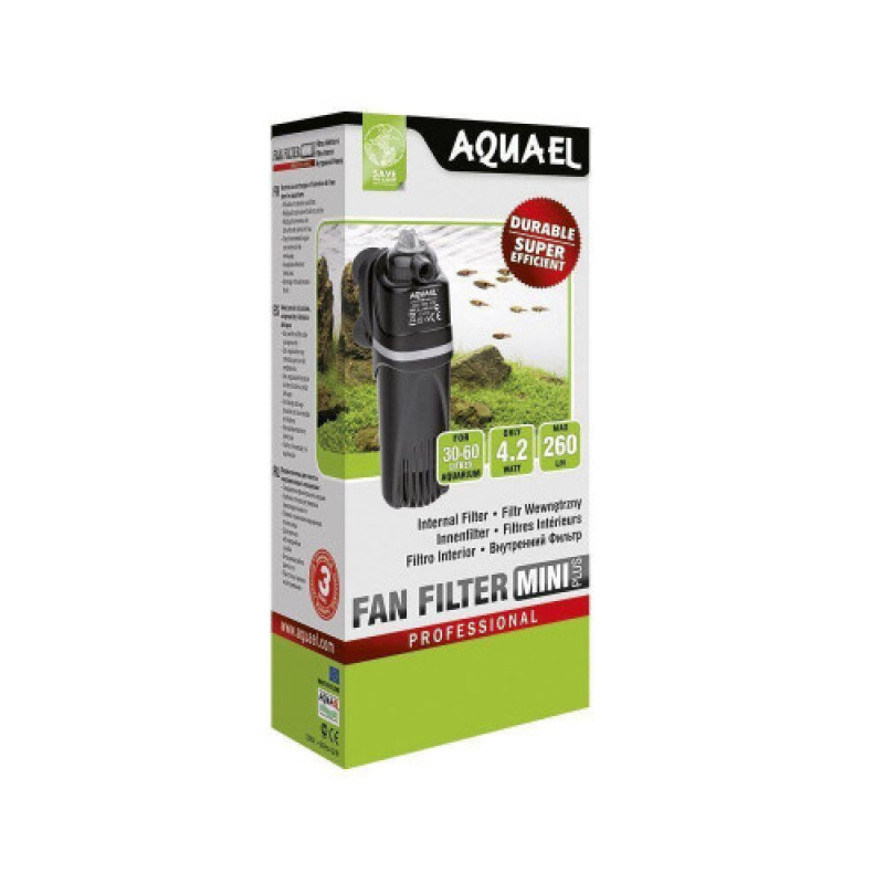 Фільтр Aquael для акваріума внутрішній Fan Mini Plus 260 л/год на 30-60 л