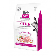 Корм сухий Brit Care Cat Grain Free Kitten Healthy Growth and Development для кошенят для здорового зростання та розвитку 400 г