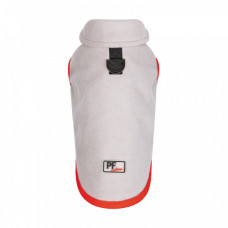 Жилет Pet Fashion Fleecy для собак сірий/червоний М