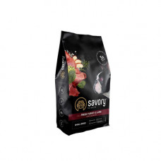 Корм сухий Savory Small Breed rich in Fresh Turkey and Lamb для дорослих собак малих порід до 10 кг зі свіжим ягням та індичкою 8 кг