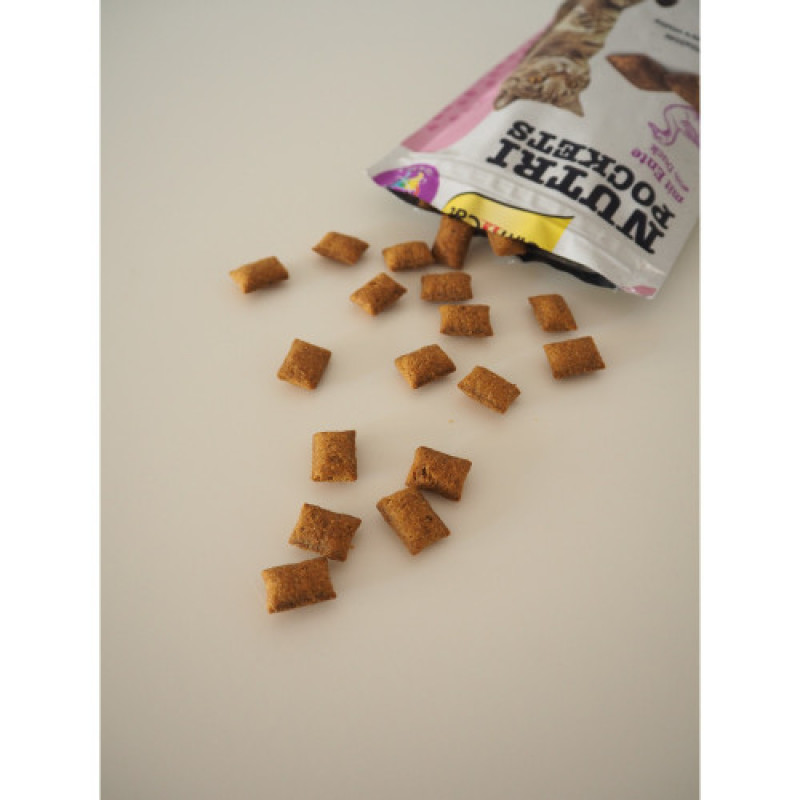 Ласощі вітамінні GimCat Nutri Pockets для котів з качкою та мультивітамінами 60 г