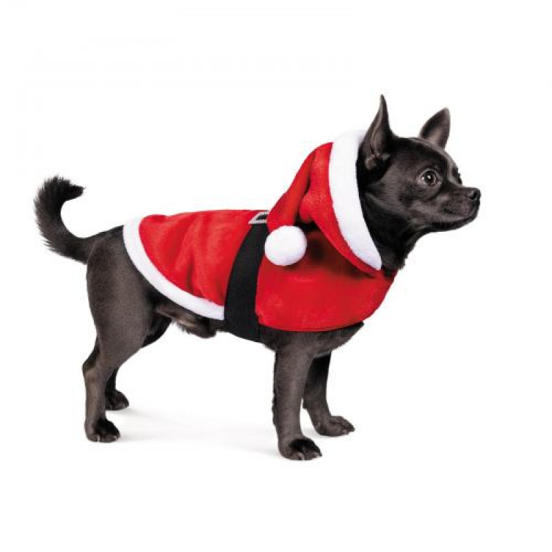 Попона Pet Fashion «Santa» для собак, розмір M, червона