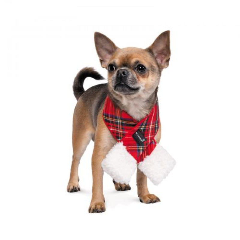 Шарф Pet Fashion «Happy» для собак, розмір M-XL, червоний