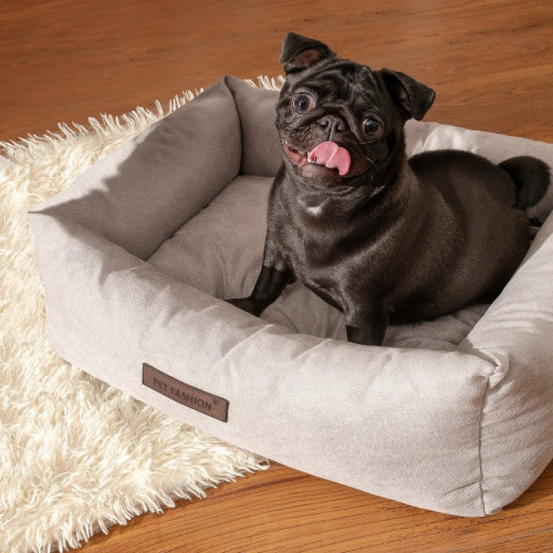 Лежак Pet Fashion Bond №1 для собак сірий 60х50х18 см