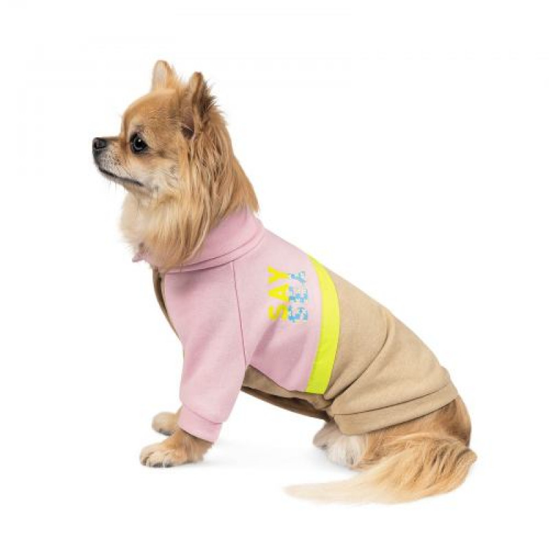 Толстовка Pet Fashion «Daisy» для дівчинки, розмір S, рожевий