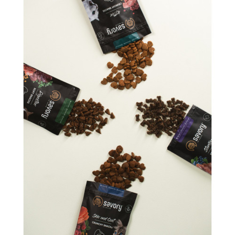 М які ласощі Savory для здоров’я стерилізованих котів, ягня та чорниці