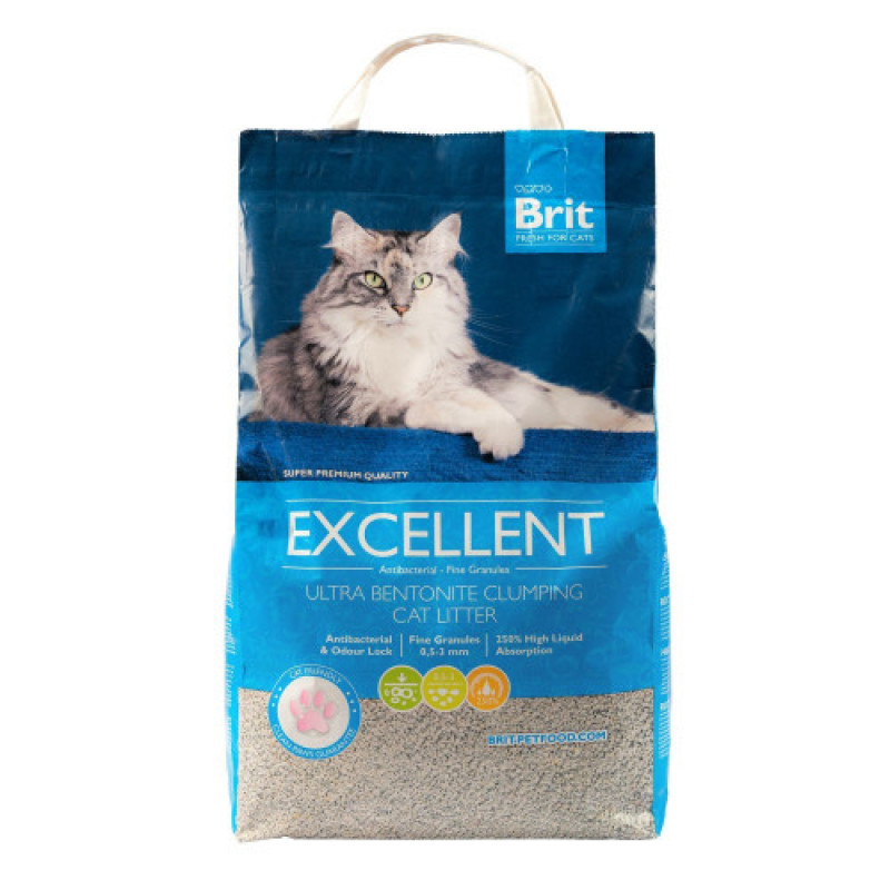 Наповнювач Brit Fresh Excellent Ultra Bentonite для котячого туалету бентонітовий 5 кг