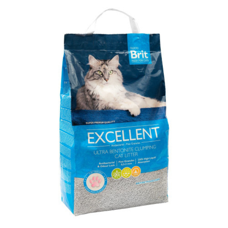 Наповнювач Brit Fresh Excellent Ultra Bentonite для котячого туалету бентонітовий 5 кг
