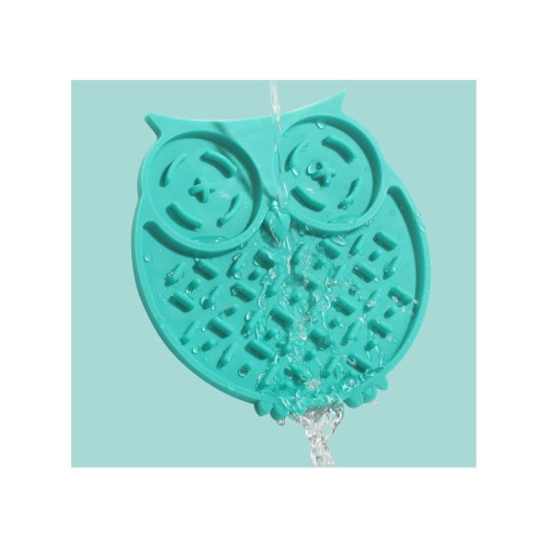 Килимок-годівниця WahoPet для собак Сова силіконова зелена