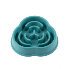 Миска-лабіринт WahoPet для собак для повільного годування пластикова зелена