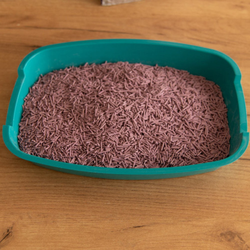 Наповнювач гігієнічний Essence для котячого туалету натуральний з тофу з ароматом лаванди гранула 2 мм 6 л