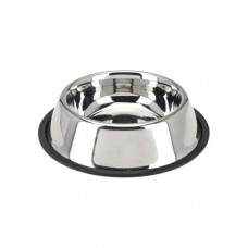 Миска SWI для собак металева на гумі 700 мл