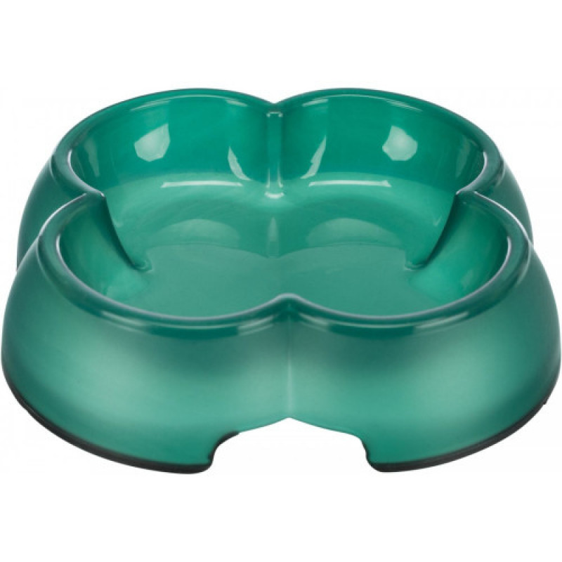 Миска Trixie для котів прозора пластик гумова основа 250 мл/12 см