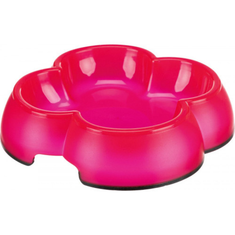 Миска Trixie для котів прозора пластик гумова основа 250 мл/12 см