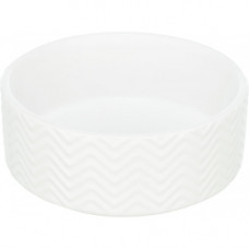 Миска Trixie для собак керамічна біла 900 мл 16 см