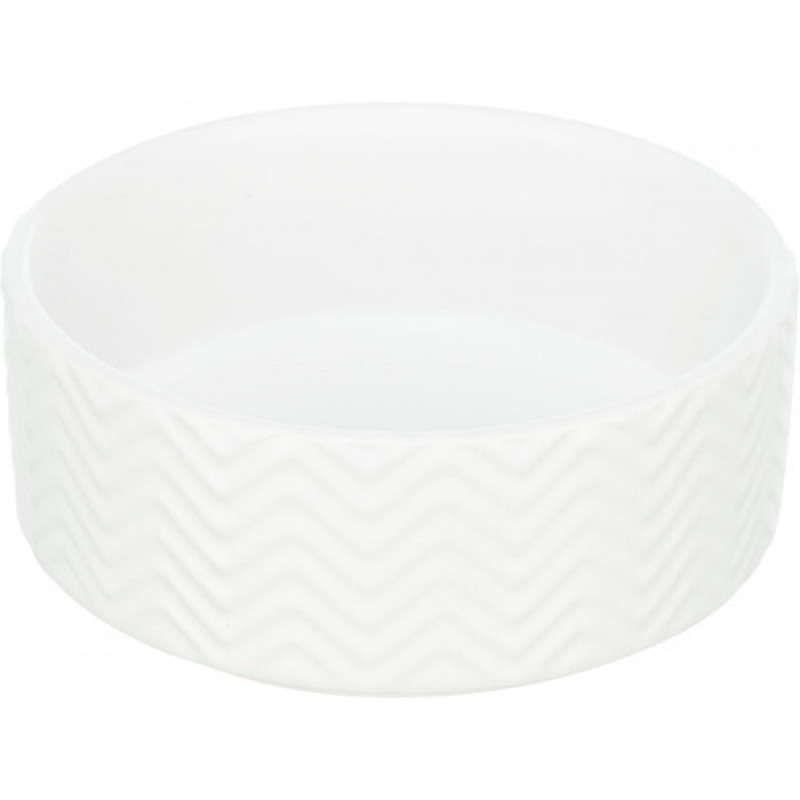 Миска Trixie для собак керамічна біла 900 мл 16 см