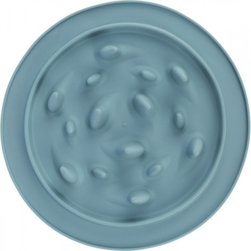 Миска-килимок Trixie для собак для повільного годування сіра термопластична гума d-24 см