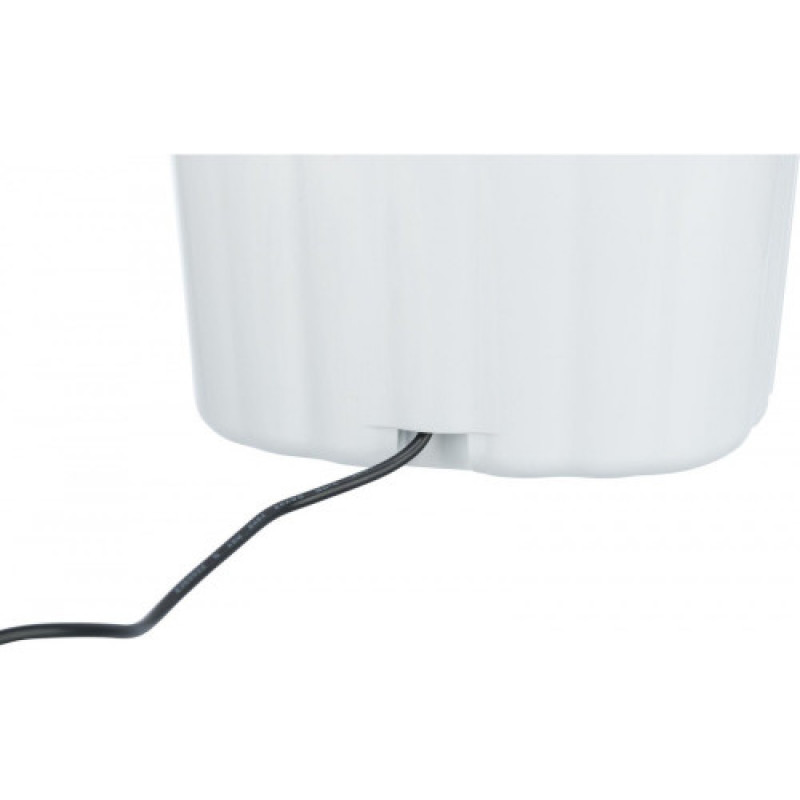 Поїлка-фонтан Trixie Flower для котів білий/сірий пластик 2 л 18,5х13х18,5 см