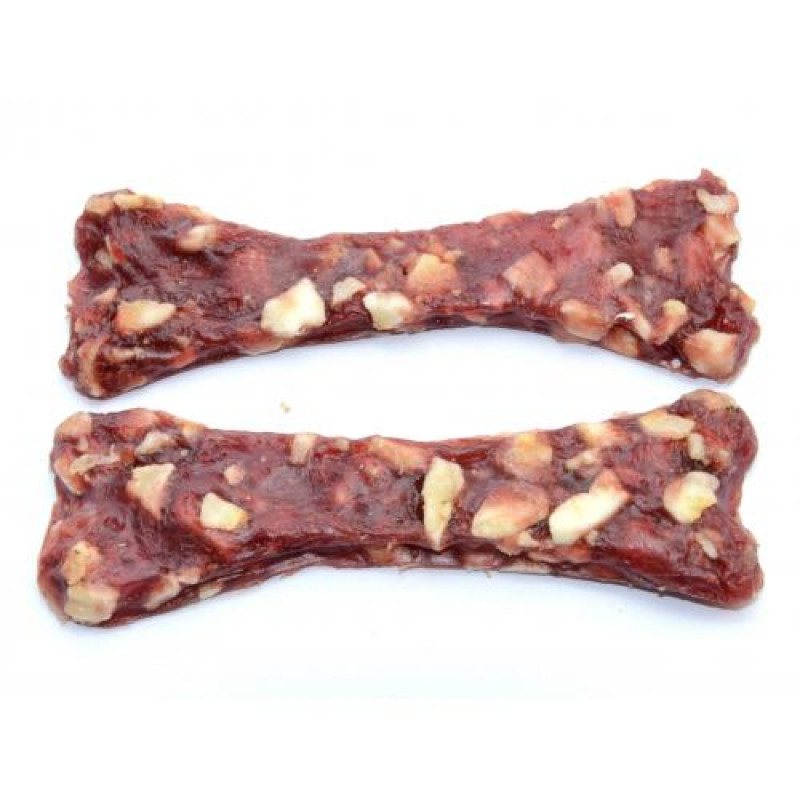 Ласощі Yalute Bone Shape of Duck and Banana для собак, качка та банан, 100 г