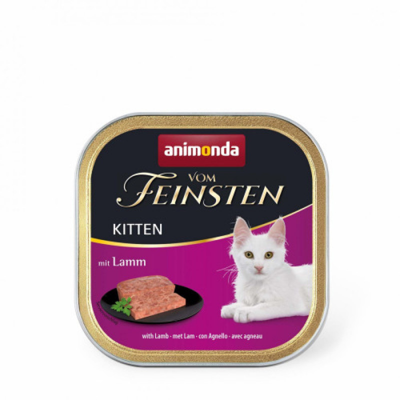 Корм вологий Vom Feinsten Kitten with Lamb для кошенят з ягнятиною 100 г