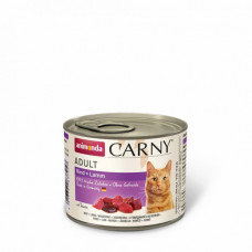 Корм вологий Carny Adult Beef Lamb для дорослих котів з яловичиною та ягням 200 г
