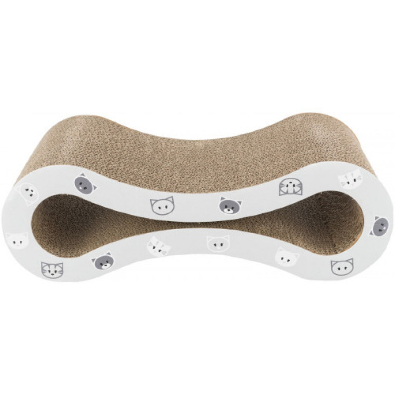 Дряпка Trixie для котів Хвиля Mimi з котячою м ятою картон 48х16х22 см