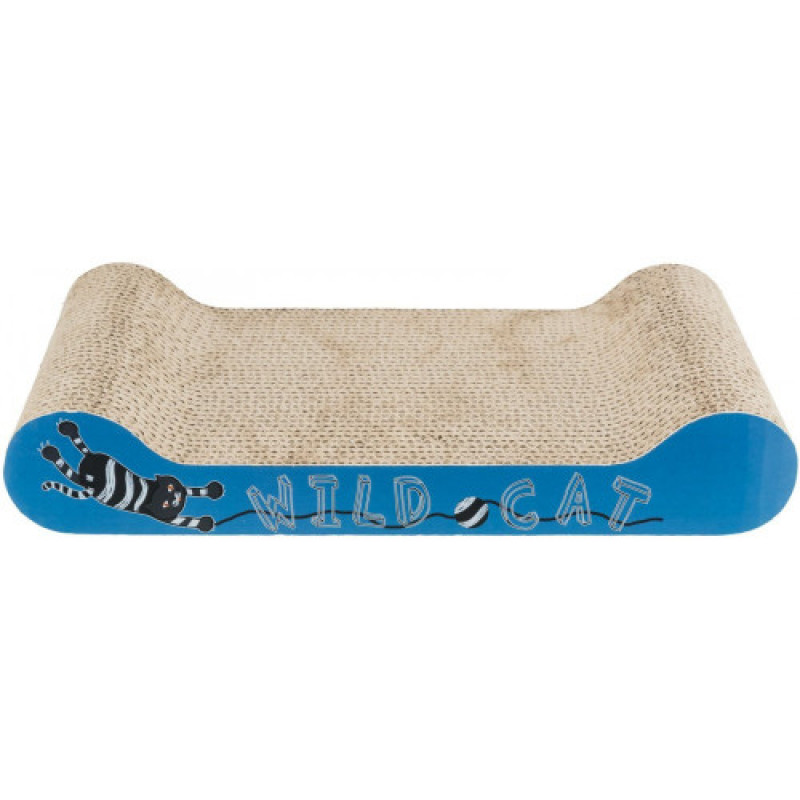 Дряпка Trixie для котів з котячою м ятою картонна синя 41х7х24 см