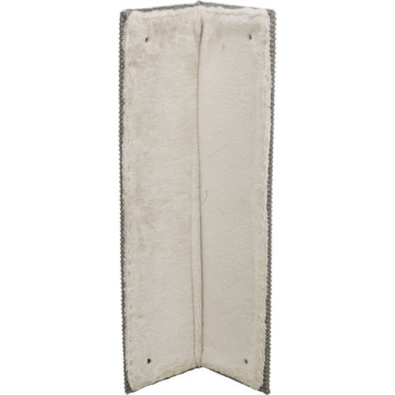 Дряпка Trixie для котів XXL настінна кутова сизаль/плюш сіра 38х75 см