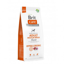 Корм сухий Brit Care Dog Hypoallergenic Adult Medium Breed для собак середніх порід гіпоалергенний з ягням 12 кг