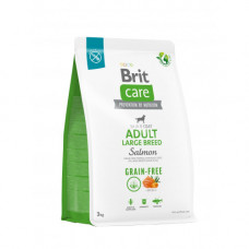 Корм сухий Brit Care Dog Grain-free Adult Large Breed для дорослих собак великих порід беззерновий з лососем 3 кг