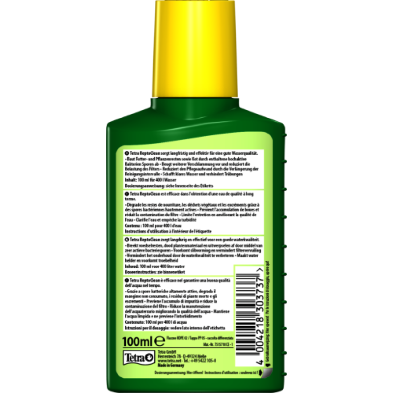 Засіб для акватераріума Tetra ReptoClean, 100 мл