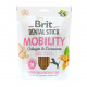 Ласощі для собак Brit Dental Stick Mobility для мобільності суглобів, колаген та куркума, 7 шт, 251 г