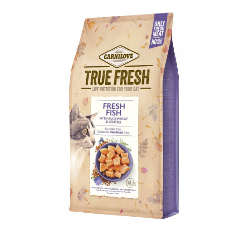 Корм сухий Carnilove True Fresh Cat Fresh Fish для дорослих котів з рибою 1,8 кг