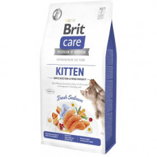 Сухий корм Brit Care Cat by Nutrition Kitten Gentle Digestion Strong Immunity для кошенят, з лососем, 7 кг
