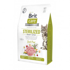 Корм сухий Brit Care Cat Grain Free Sterilized Immunity Support для стерилізованих котів для підтримки імунітету зі свининою 2 кг