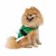 Попона Pet Fashion "Santa" для собак, розмір M, зелена