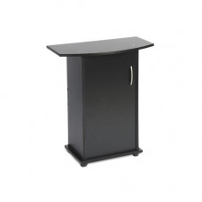 Підставка Природа ПО під акваріум збірна овальна з дверима чорна 50х30х70 см