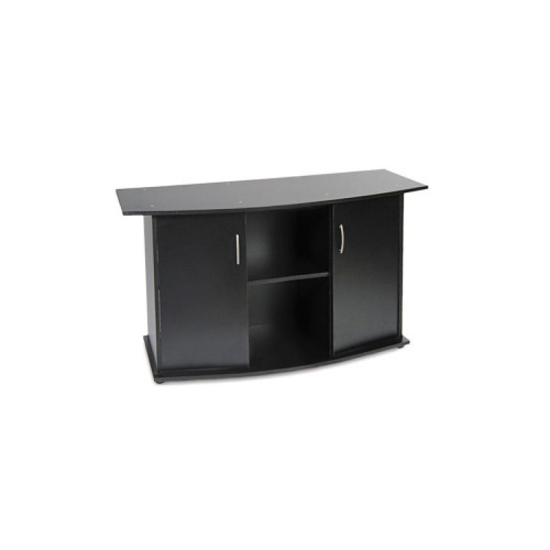 Підставка Природа ПО під акваріум збірна овальна з дверима чорна 100х40х70 см